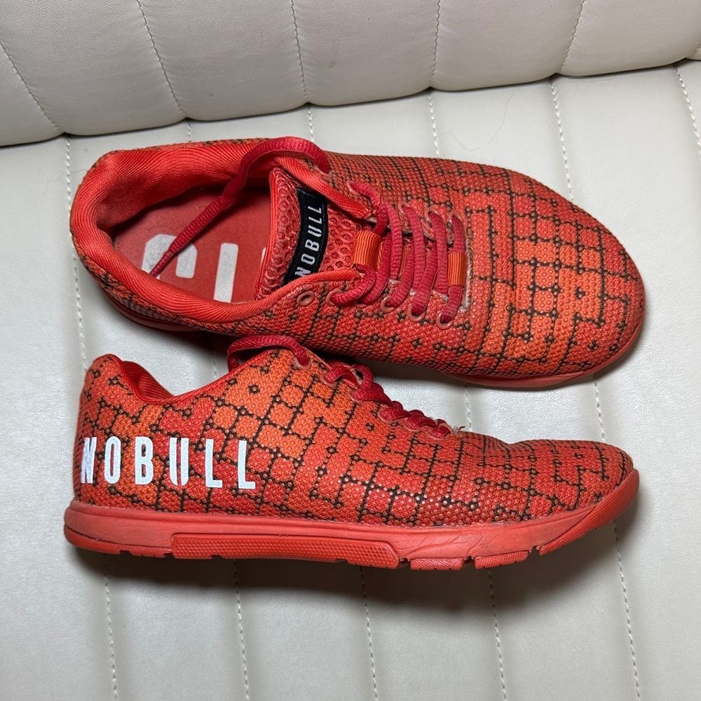 NOBULL Nobull Shoes Trainers Superfabric Crossfit Gym Lifting Sneakers Orange